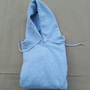 SOLID PLAIN GRAY Hoodie Sweatshirt S |